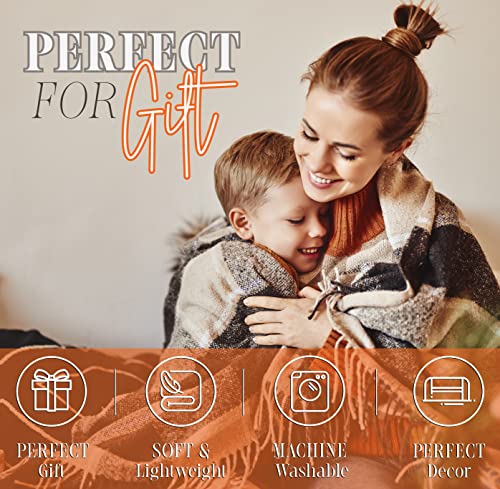 Plush Halloween Skull & Bones Throw Blanket