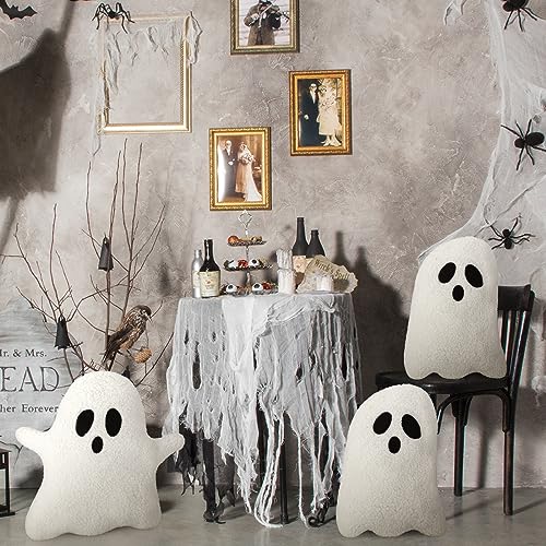 Set of 4 Spooky Halloween Throw Pillows