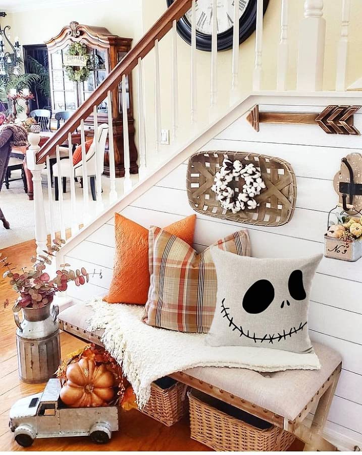 Nightmare Before Christmas Halloween Throw Pillow Cover