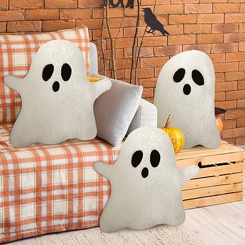 Set of 4 Spooky Halloween Throw Pillows