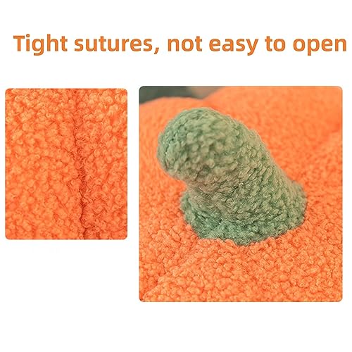 3D Pumpkin Plush Throw Pillow for Halloween Decor