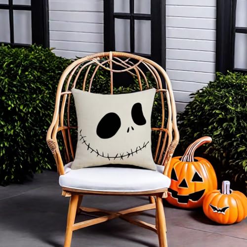 Nightmare Before Christmas Halloween Throw Pillow Cover