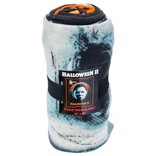 Spooky Mike Mask Fleece Throw Blanket 45" x 60