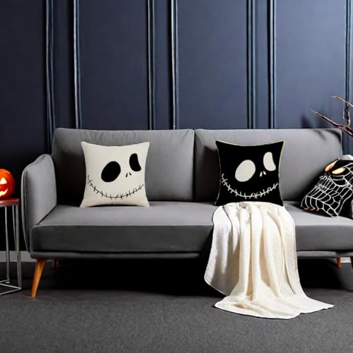 Nightmare Before Christmas Halloween Throw Pillow Cover