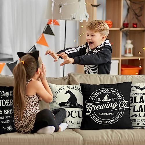 Hocus Pocus Halloween Pillow Covers Set of 4