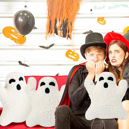 Cute Ghost Throw Pillows for Halloween Decor
