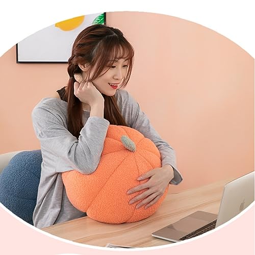 3D Pumpkin Plush Throw Pillow for Halloween Decor