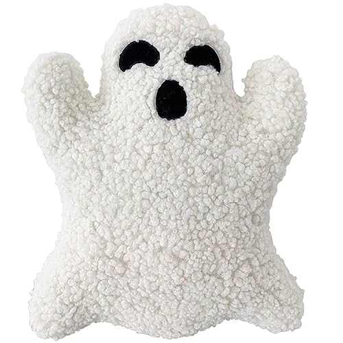 Ghost-Shaped Halloween Pillow for Spooky Decor