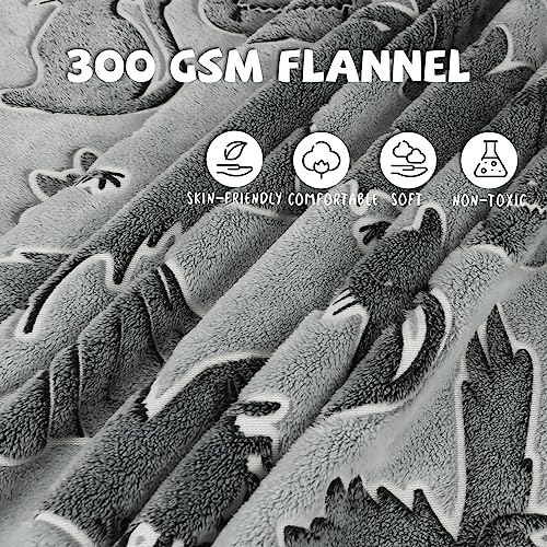 Soft Black Cat Halloween Throw Blanket for Kids