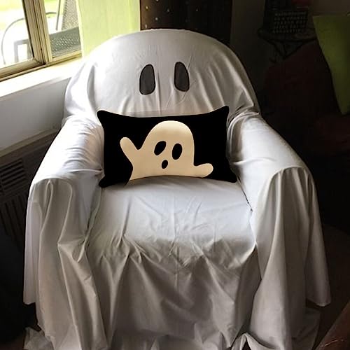 Ghost Halloween Lumbar Pillow Cover for Home Decor