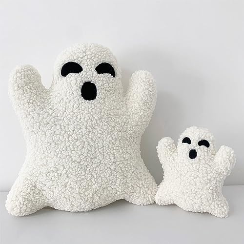 Ghost-Shaped Halloween Pillow for Spooky Decor