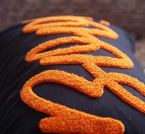 Boo Embroidered Halloween Decorative Pillow Cover