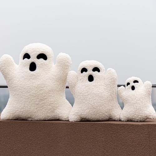 Ghost-Shaped Halloween Pillow for Spooky Decor