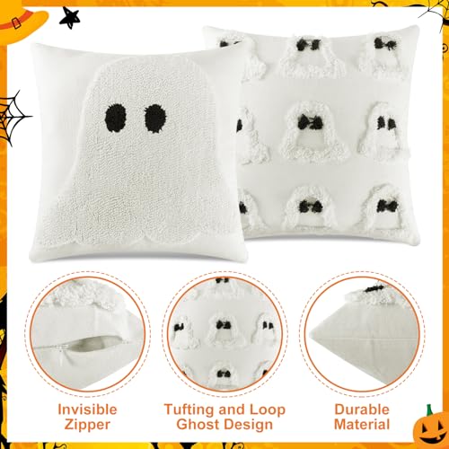 Spooky Ghost Halloween Pillow Covers - 2 Pack