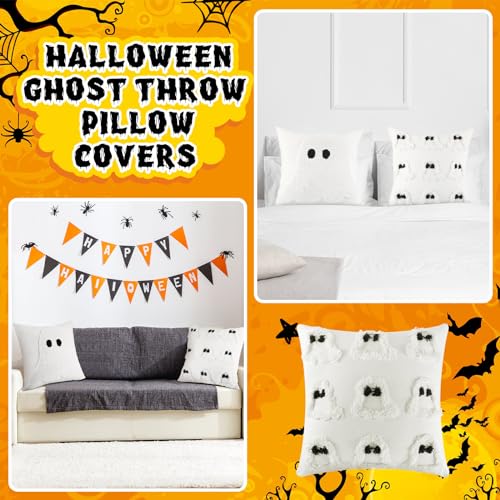 Spooky Ghost Halloween Pillow Covers - 2 Pack
