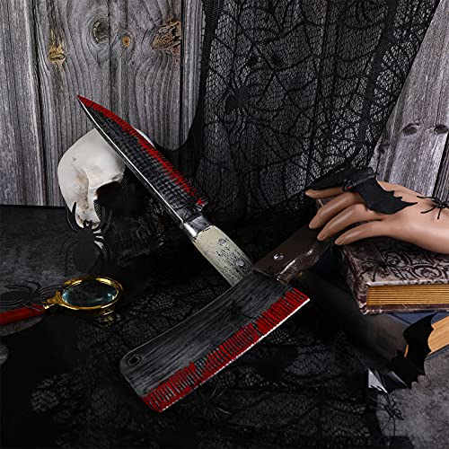 Bloody Plastic Knife Set for Halloween Costumes