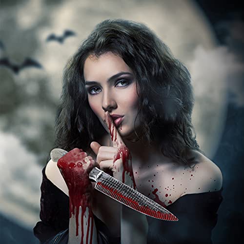 Bloody Plastic Knife Set for Halloween Costumes