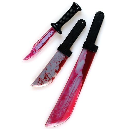 Bleeding Machete Prop for Halloween Fun