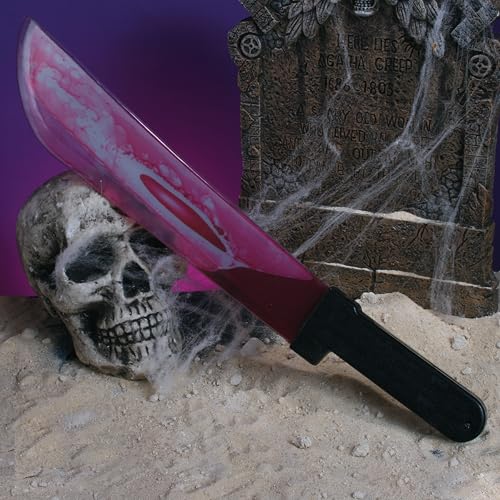 Bleeding Machete Prop for Halloween Fun