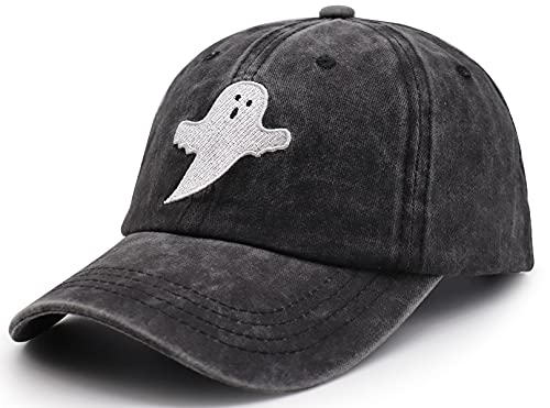 Custom Spooky Ghost Dad Hats for Halloween