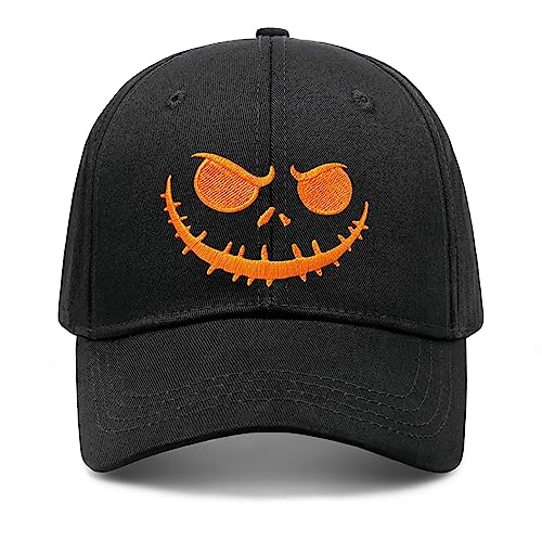 Spooky Halloween Embroidered Trucker Hat for All