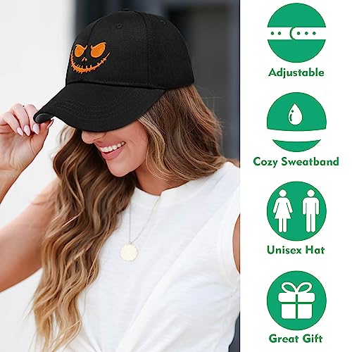 Spooky Halloween Embroidered Trucker Hat for All