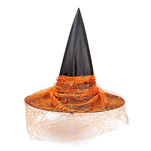 Vintage Witch Hat Set with Lace Veils