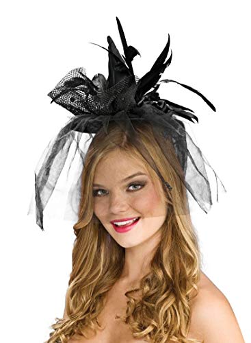 Mini Black Witch Hat for Adults