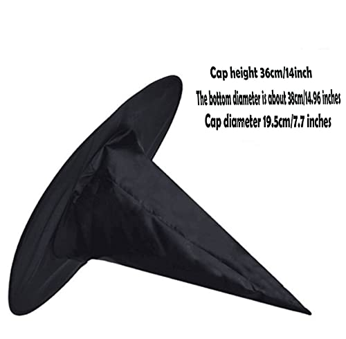 5PC Witches Hat Set for Halloween Decor