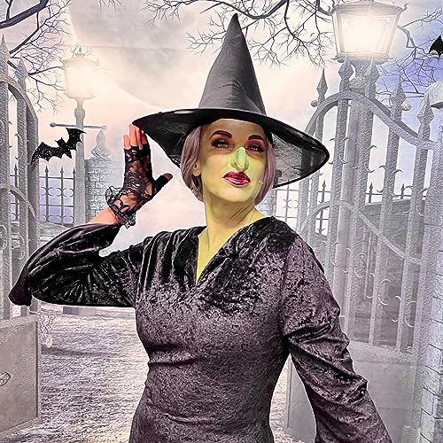 3Pcs Witch Hats for Women’s Halloween Costumes