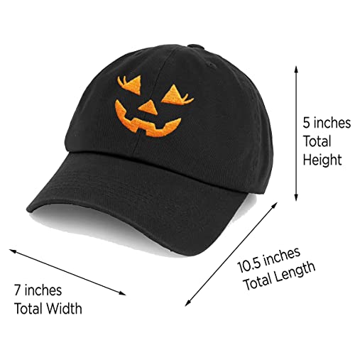 Embroidered Halloween Ghost Denim Baseball Cap