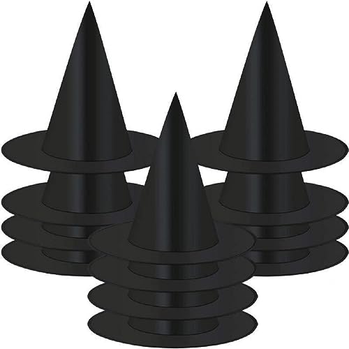 3Pcs Witch Hats for Women’s Halloween Costumes