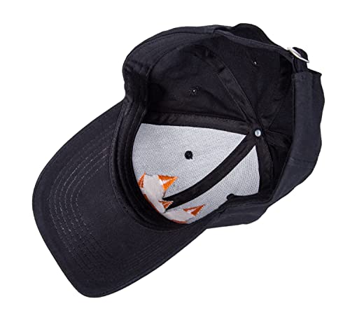 Funny Black Halloween & Christmas Believe Dad Cap