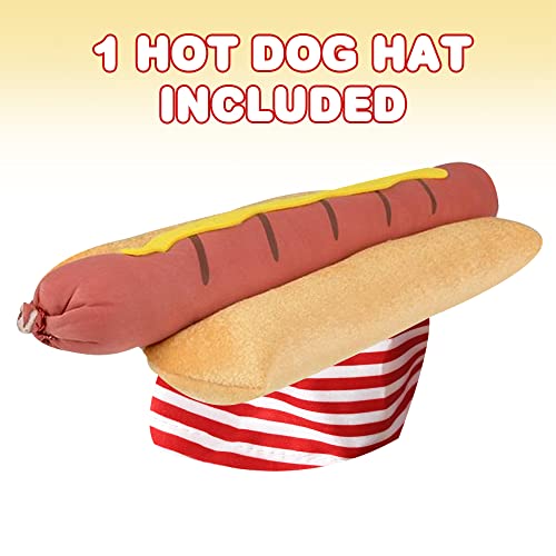 Funny Hot Dog Hat - Silly Halloween Costume Accessory