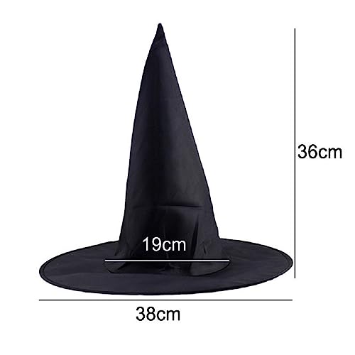 3Pcs Witch Hats for Women’s Halloween Costumes