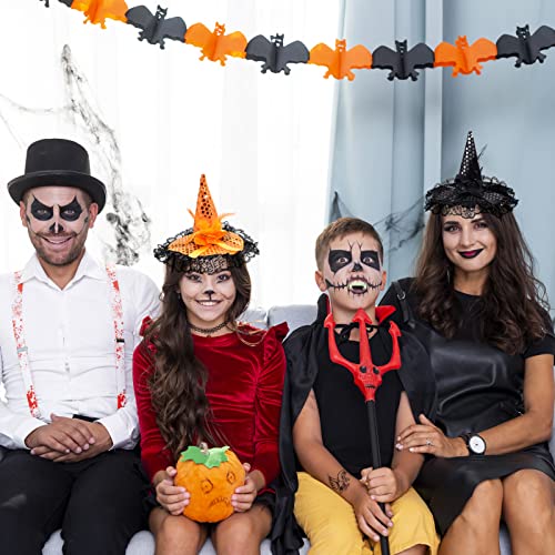 6 Pcs Cute Witch Hat Headbands for Halloween