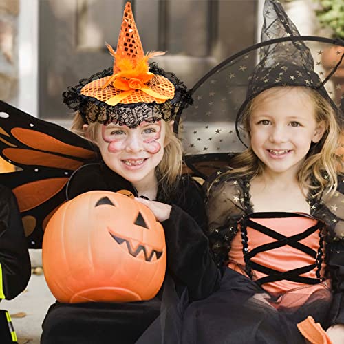 6 Pcs Cute Witch Hat Headbands for Halloween