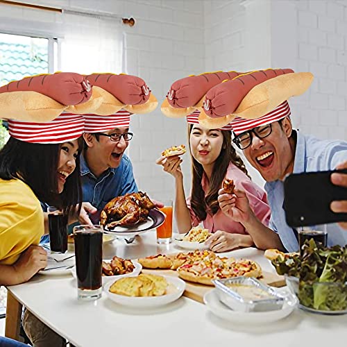 Funny Hot Dog Hat - Silly Halloween Costume Accessory