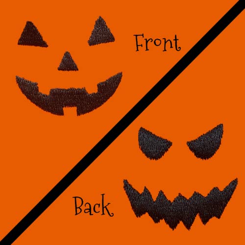 Embroidered Jack o' Lantern Halloween Bucket Hat