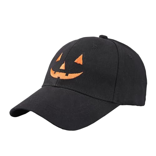 Adjustable Black Halloween Baseball Cap Hat