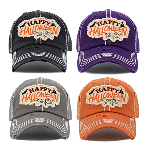 Happy Halloween Pumpkin Patch Vintage Cap Hat