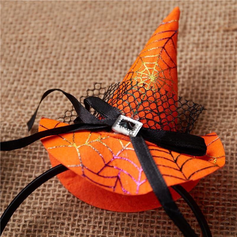 Cute Witch Hat Headband for Kids & Adults