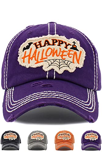 Happy Halloween Pumpkin Patch Vintage Cap Hat
