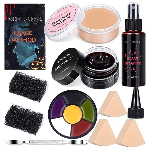 Demonic SFX Halloween Makeup Kit with Blood Effects