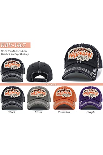 Happy Halloween Pumpkin Patch Vintage Cap Hat