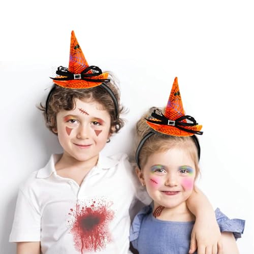 Cute Witch Hat Headband for Kids & Adults