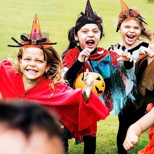 Cute Witch Hat Headband for Kids & Adults