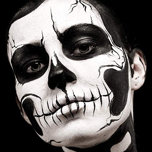 Skeleton Tri-Color Makeup Palette for Halloween FX