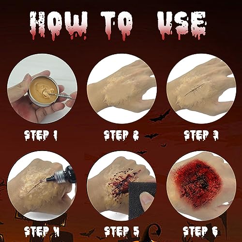 Ultimate Scar Wax & SFX Halloween Makeup Kit