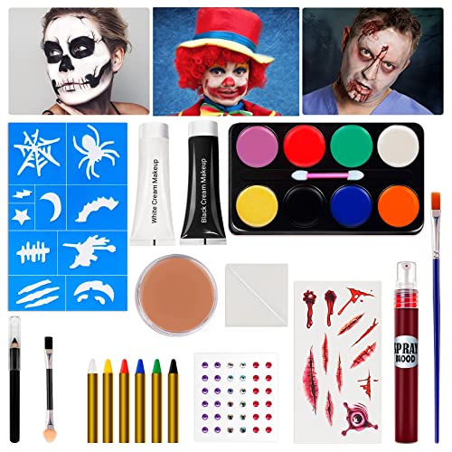 Ultimate Halloween Makeup Kit for Ghoulish Transformations